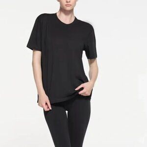 NWT SKIMS Relaxed Oversized Long T- Shirt - Onyx L